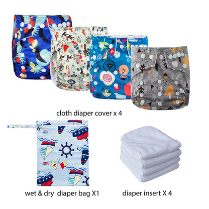 Babyland Waterproof Cloth Diaper Kit