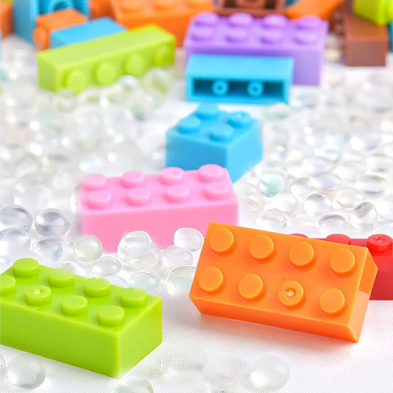 500/1000Pcs MOC Random Bulk Assemble Building Blocks Basis Parts Accessory DIY Creative Bricks Model Toys for Children Gifts