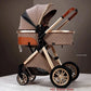 2025 New baby stroller High landscape 3 in 1 baby carriage Luxury Pushchair Baby Cradel Infant Carrier kinderwagen car 2in1