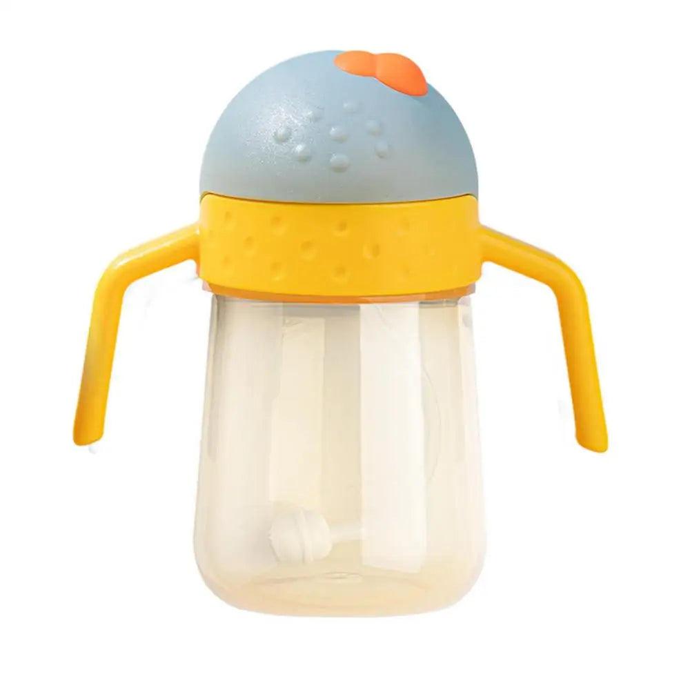 Trainer Sippy Cup With Handles Training Cup Weighted Straw Cup Spill Proof Shatterproof Water Drinking Cups For Kids Baby And