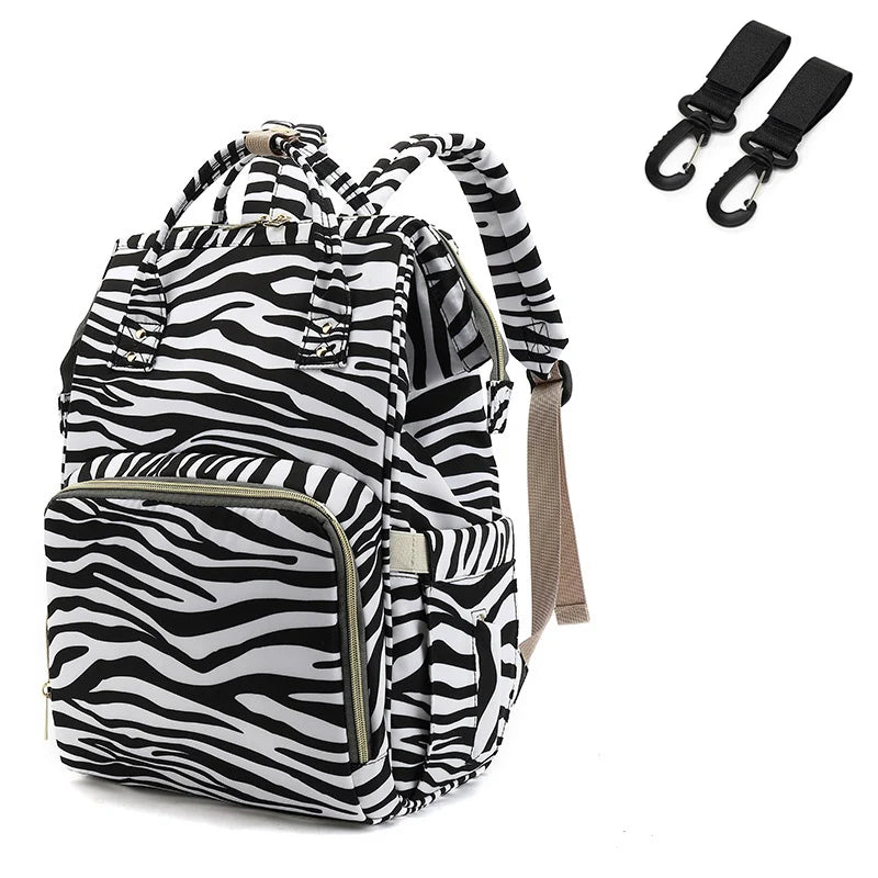 Mauve Mist Diaper Backpack – Nappy Bag with Changing Pad & Stroller Straps
