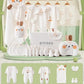 Summer Bunny Newborn Clothes Set – 20–26PCS Cotton Outfit for Boys & Girls
