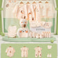 Summer Bunny Newborn Clothes Set – 20–26PCS Cotton Outfit for Boys & Girls