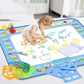 100x80CM Magic Water Drawing Mat Coloring Doodle With Reusable Magic Pens Montessori Painting Board Educational Toys Kids Gifts