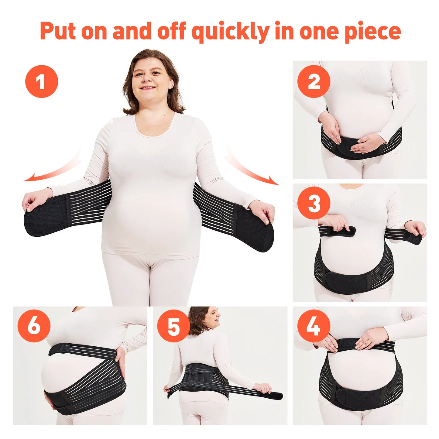 Maternity Belt, Pregnancy Belly Band Waist Abdominal Back Belly Band Support Bracee
