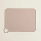 Solid color silicone meal mat, children's food grade silicone meal mat, anti slip and heat-resistant