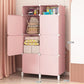 Modular Minimalist Wardrobe Space Saving Fabric Display Nordic Modern Wardrobe Living Room Baby Plastic Ropero Salon Furniture