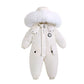 OLEKID -30 Degree Russia Winter Baby Jumpsuit Plus Velvet Baby Boy Overalls 1-5 Years Kids Toddler Girl Snowsuit Outerwear Coat