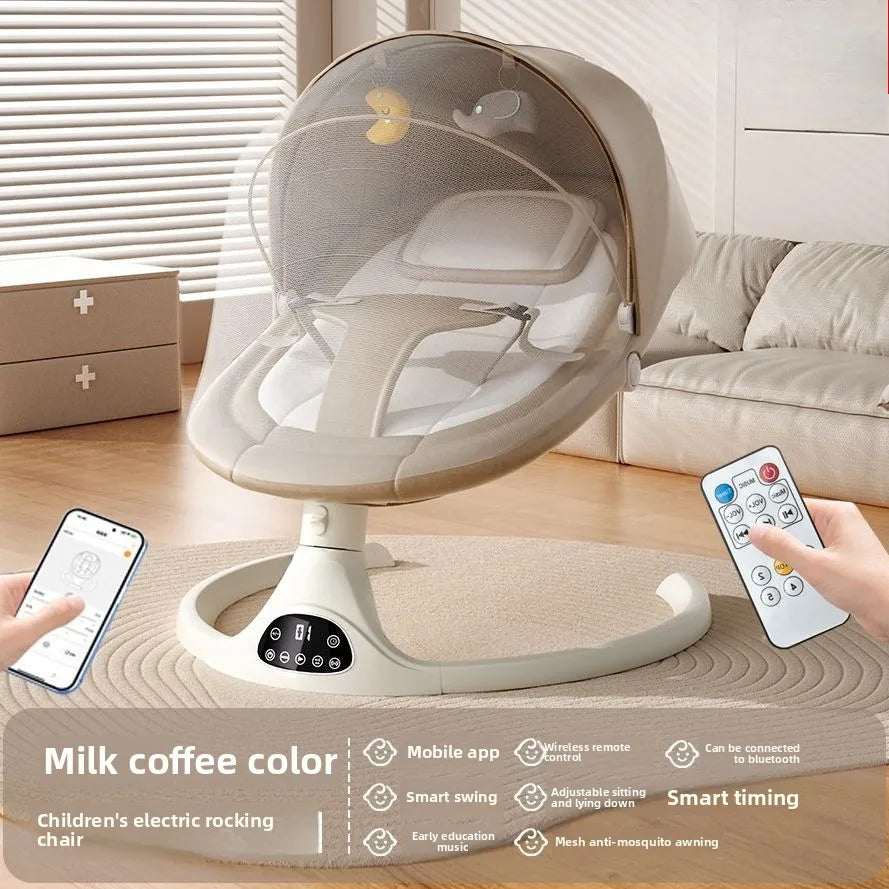 Electric Baby Rocker Soothing Swing Chair Newborns Cradle Seat Music Motion Infant Sleep Baby rocker Bassinet Baby Sleep Basket