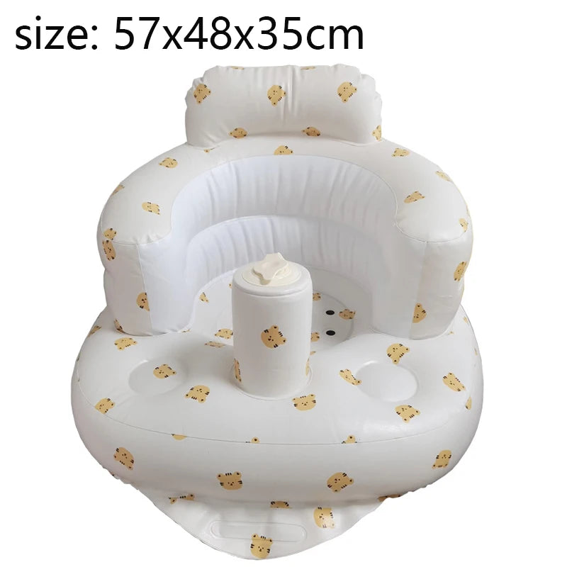 Inflatable Baby Seat – Built-in Air Pump, Learn-to-Sit Floor Chair