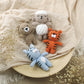 Knitted Animal Plush Toy – Soft Sleep Toy for Babies