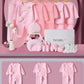 16/18/19/21/22pcs Newborn Clothes Set Angel Wing Baby Clothing Suit Pure Cotton 0-1Y Kids Unisex Infants Underwear Set No Box
