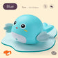 Summer Kids Bath Toys Clockwork Clownfish & Dolphins Swimming Water Play Set Classic Beach Fun Educational Toy for Baby Children