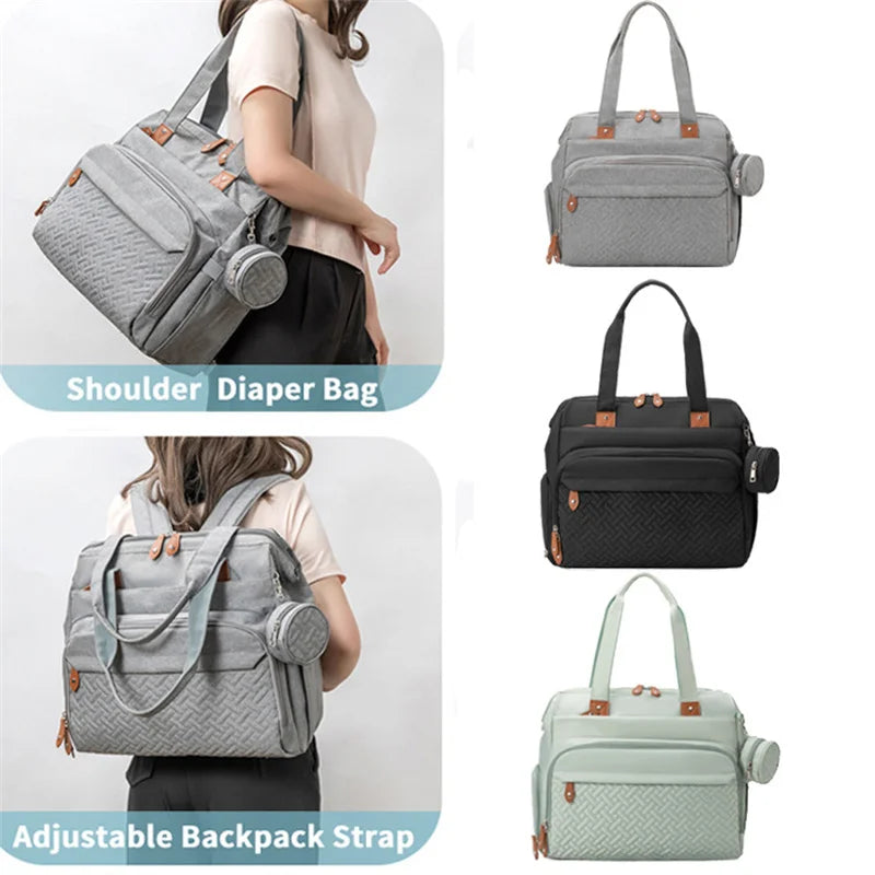 Large Diaper Backpack – Travel Maternity Bag for Baby & Mom