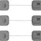 Refrigerator Lock,Combination Lock for Refrigerator Cabinets,Heavy Duty Fridge Lock,Child Safety Cabinet Locks,Easy Install