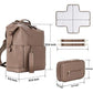 Infant & Baby PU Leather Diaper Bag – Nursing & Travel Friendly