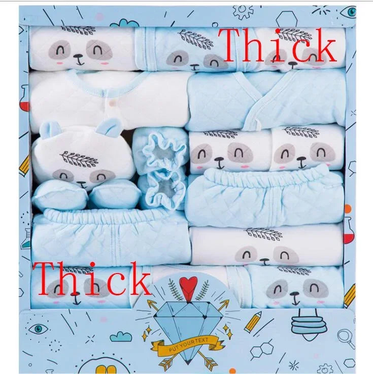 18pcs/set Newborn Clothes Suits 0-6M Baby Clothing Sets Boys Girls Suit Cotton Baby Shower Gift Set New Born Clothes