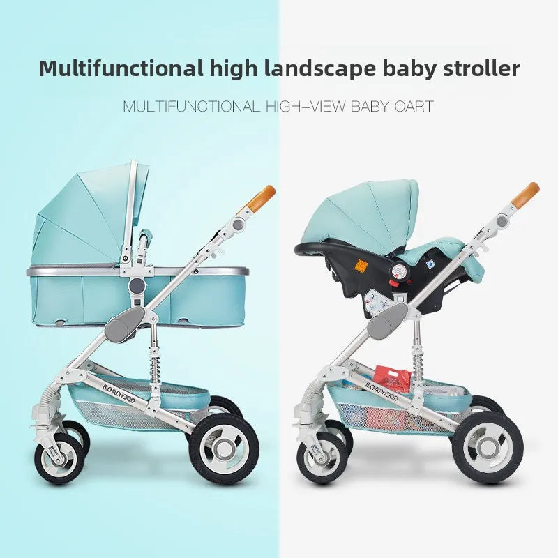 Foldable Lightweight Stroller – Smooth Ride for Babies