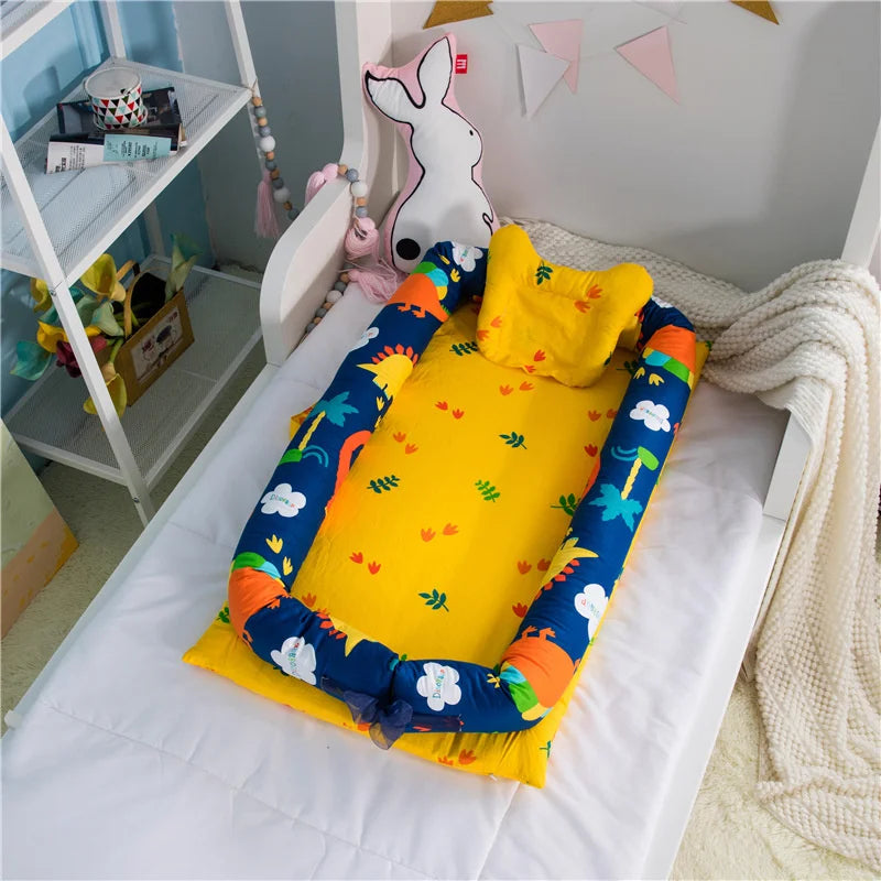 Portable Folding Baby Nest Travel Bed Crib Newborns Cots Sleep Nest Infant Cradle Bed Cuna Baby Nest Baby Dropshipping 90*50cm