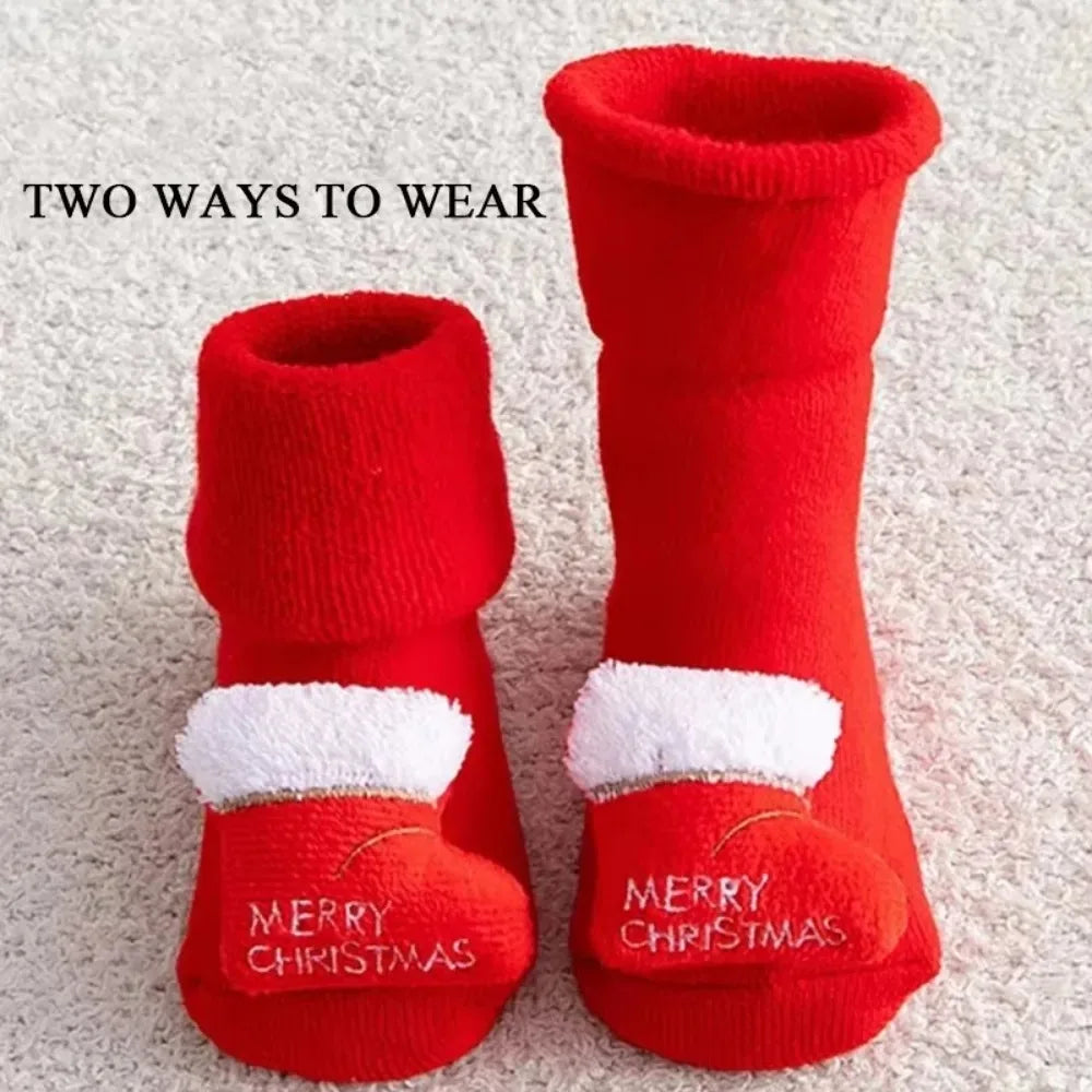 Non-Slip Baby Christmas Socks