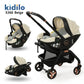 Kidilo 3-in-1 baby stroller, baby safety seat, newborn baby sleeping basket, portable 5 color choices Suitable for ages 0-1