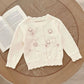 2025 New Autumn 0-3Yrs Clothing Infant Baby Girls Knitting Cardigan Long Sleeved Solid Color Newborn Baby Girls Sweater Coat