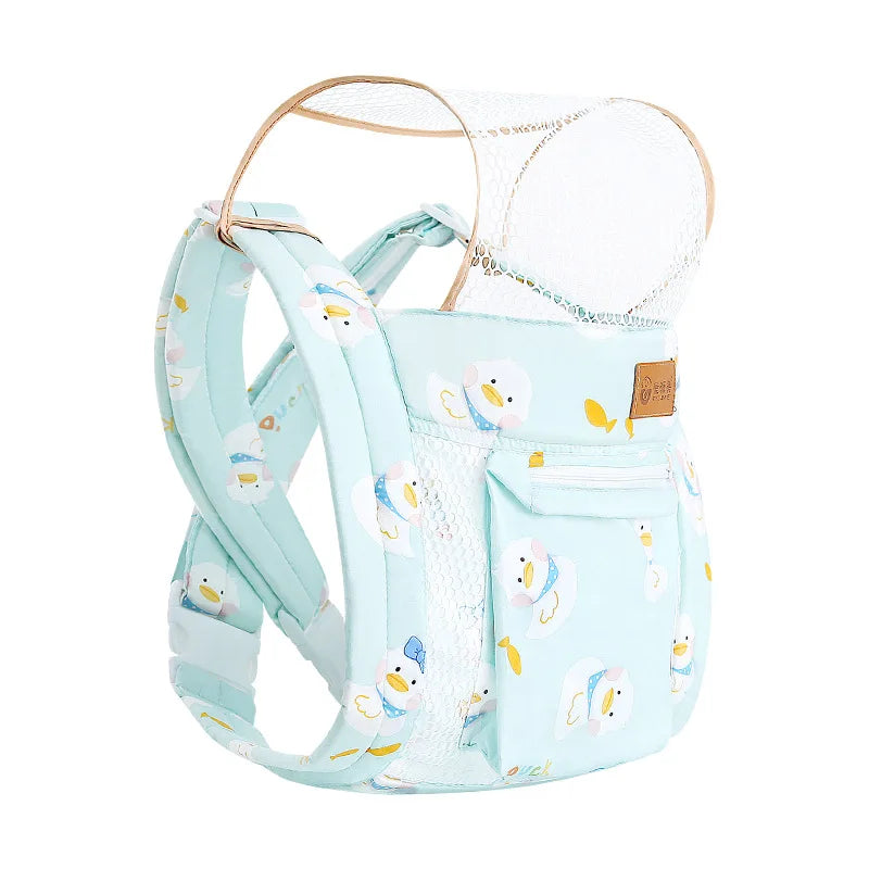 Baby Carrier Multifunction Breathable Comfortable Ventilation Infant Carrier Back Front Facing Backpack Wrap Newborn Bag Sling