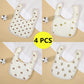 Newborn Bibs Baby Infant Bib Cotton Burp Cloths Bandana Toddler Kids Boy Girls Feeding Saliva Towel Baby Stuff New Arrivals