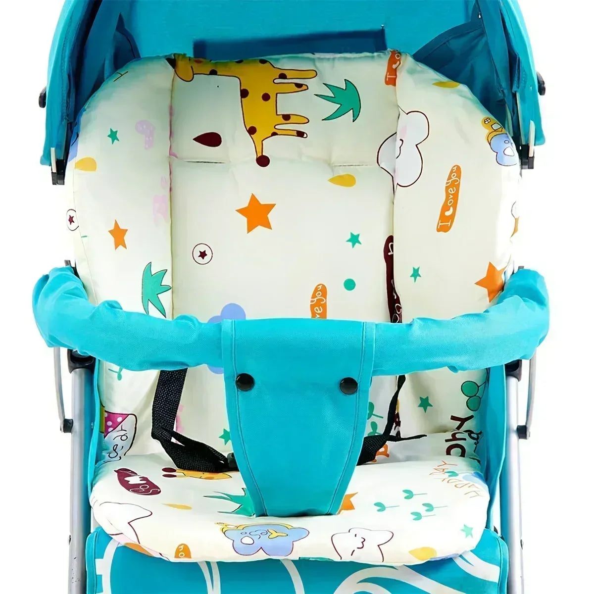 Baby Highchair Pad – Thick Cotton with Animal Print Design