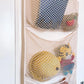 New Stuffed Storage Bag Over The Door Stuff Animals Organizer Hanging Mesh Bags Large Pockets for Baby Plush Toys Kids Storage