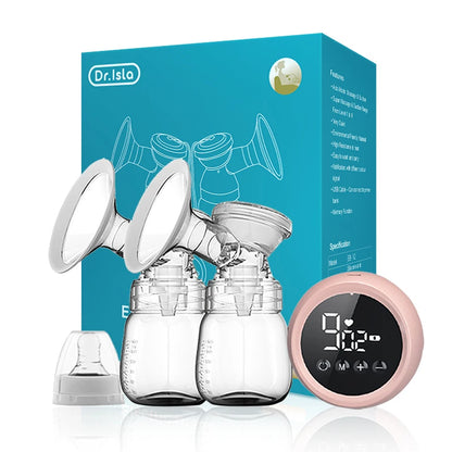 Dr.Isla Double Electric Breast Pumps Powerful Nipple Suction