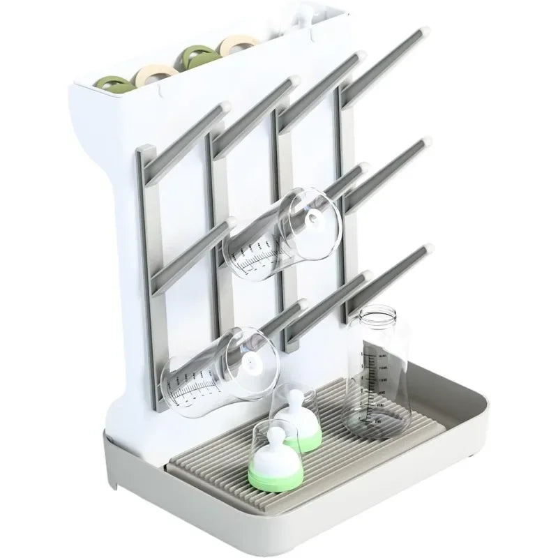 Baby Bottle Drying Rack Suitable for Newborn Feeding Vertical Baby Bottle Drain Rack Saves Space To Place Bottles Nipple and Cup
