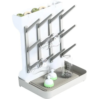 Baby Bottle Drying Rack Suitable for Newborn Feeding Vertical Baby Bottle Drain Rack Saves Space To Place Bottles Nipple and Cup
