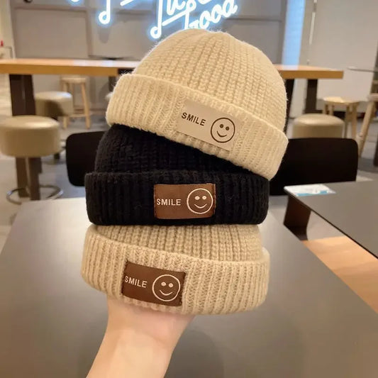 Soft Knitted Korean Baby Hat for Boys and Girls