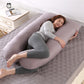2022 New Full Body Nursing Pregnancy Pillow U-Shaped Maternity For Sleeping With Removable Cotton Cover