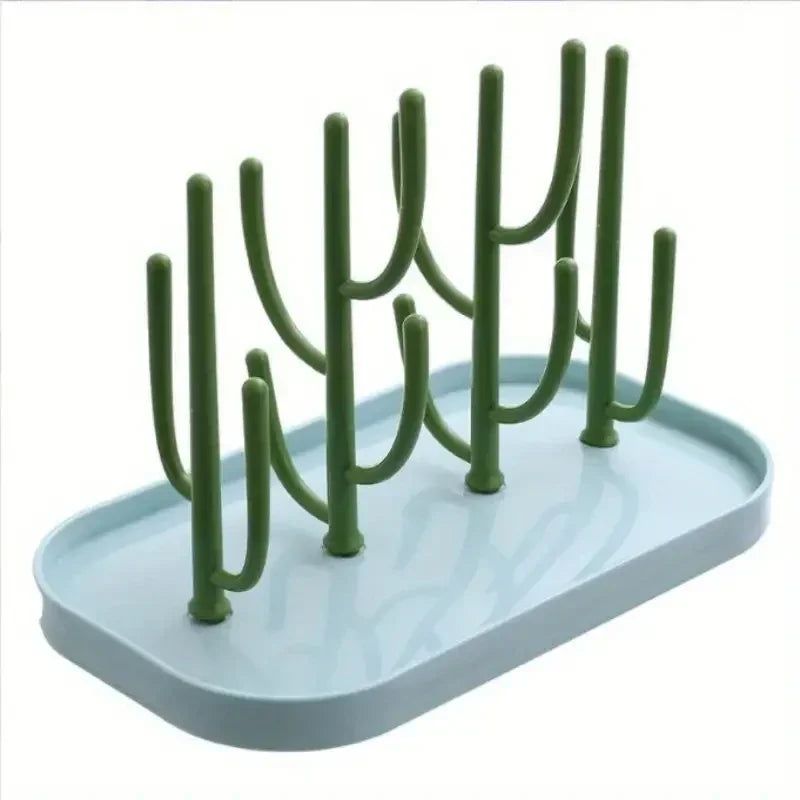 Baby Feeding Bottles Holder Cup Drying Rack for Baby Milk Bottles Drain Rack Infant Dust-proof Bottle Storage Bebes Accessories