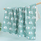 Size 110*110CM 1PC 6 Layers Muslin Cotton Fiber Muslin Baby Swaddles Soft Newborn Wrap Multifunction Infant Blankets Bath Towel