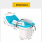 Portable Toddler Inflatable Travel Bed – Airplane & Car Seat Extender Mattress