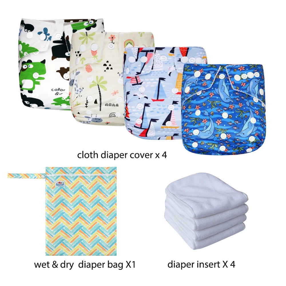 Babyland Waterproof Cloth Diaper Kit