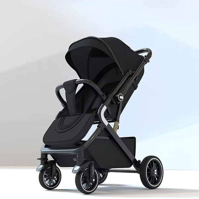 High Landscape Shock absorption Baby Stroller Portable Travel Folding Prams Sit and lie down in both directions Baby carriage