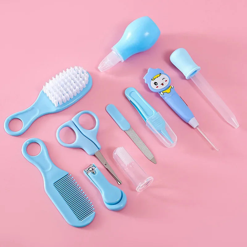 Maternal and Child Products Baby Care Gift Box Set of 10 Pieces for Children's Nail ClippersBaby Ear Scoopsand Care