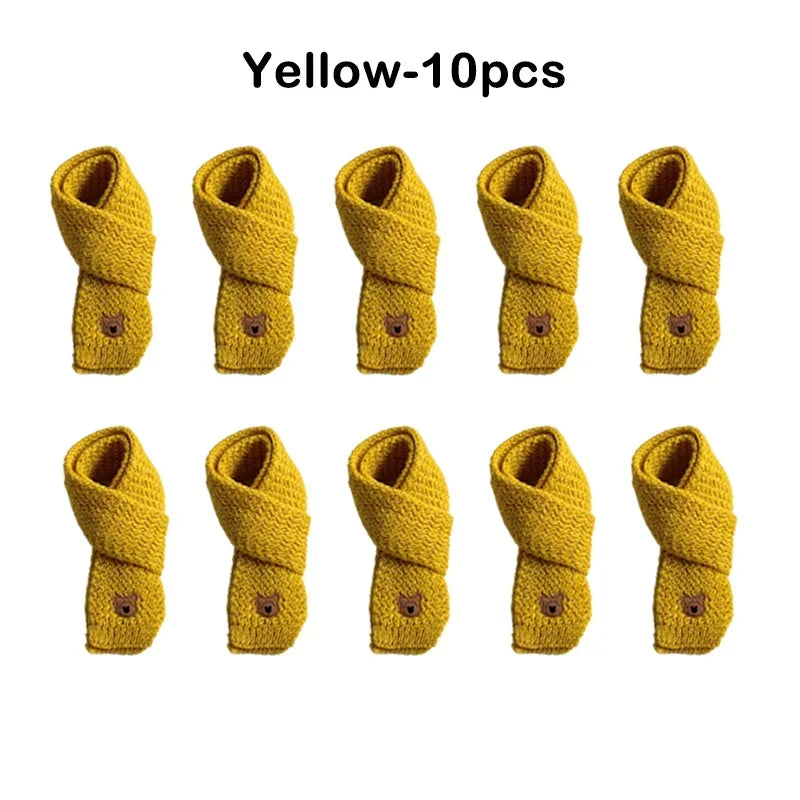 Christmas Toddler Scarf Winter Warm Baby Neck Warmer Fleece Lined Windproof Kids Unisex Scarf Cute Korean Style Festival Gift