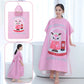 Kids Beach Poncho Towels Quick-Dry Absorbent for Baby Shower, Children's Hooded Bathrobe for Boys Girls Wearable Swim Bath Towel