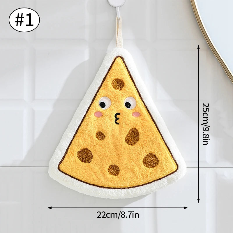 Hand Towels Wet Wipes Towel Bread Cheese Hanging Towel Bathing Towel Kitchen Handkerchief Absorbent Wipe Cloth toallas de mano