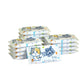 80 Sheets/4packs Extra Thick Wet Toilet Paper - Pure Water Baby Wipes, Disposable & Flushable for Adults & Kids (Bulk Pack)