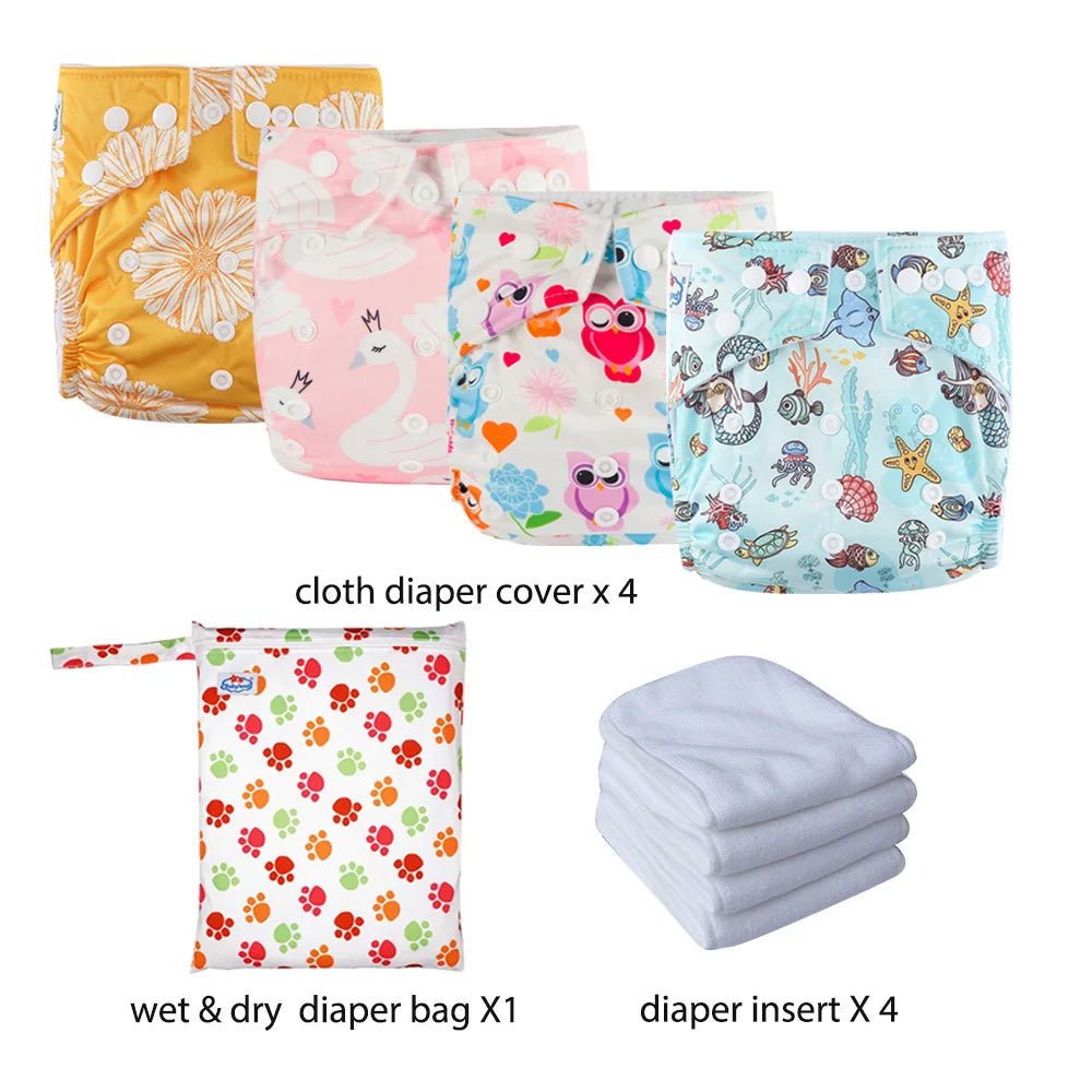 Babyland Waterproof Cloth Diaper Kit