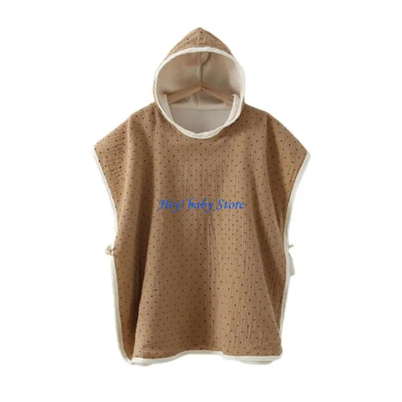 JU64 Baby Hooded Bath Towel for Infant Boy Girl Breathable  Wraps Warm Shower Towel Comfortable Quick-Drying Bathrobe