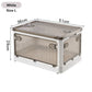 BGRORIO Foldable Storage Box Closet Organizer With Wheels Stackable Sundries Organizer Clothes Quilts Toys Books Storage Box
