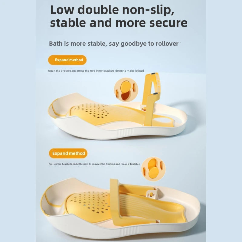 Newborn Ass Washing Artifact Portable Baby Ass Washing Rack For Toddler Bathing Bath Rack For Sit Or Lying To Wash Pp Bath Rack