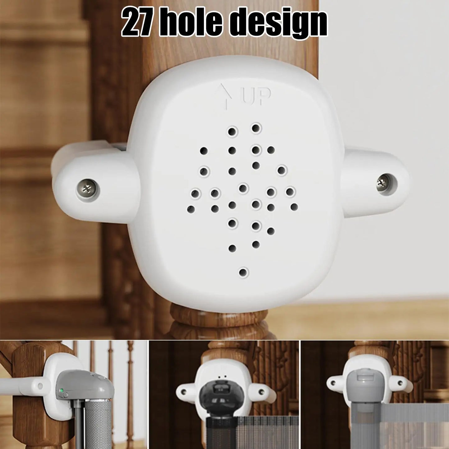 Baby Gate Banister Adapter Baby Gate Mounting Hardware 2 Pieces Toddler Care Security Hardware Fittings For Indoor Stairway